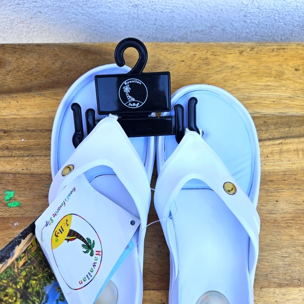 Hawaiian Jellys Ultra Comfort Kea Haú Unisex  Sandals Women's Size 6